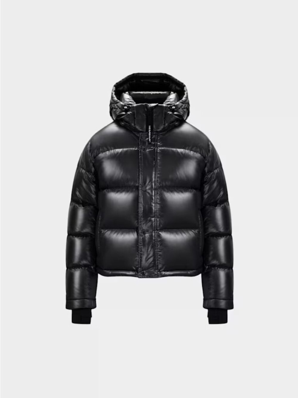 Aritzia The Super Puff Shorty Hi-Gloss Jacket Black 2XS